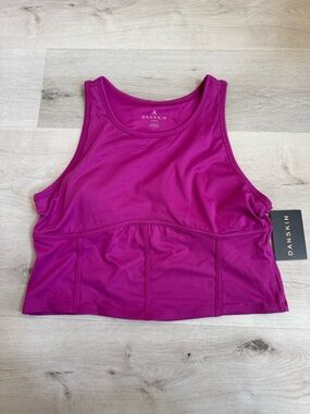 Danskin Magenta Performance Crop Tank